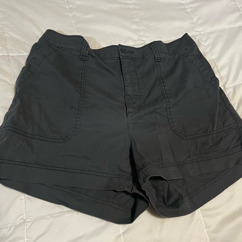 Gray Casual Shorts